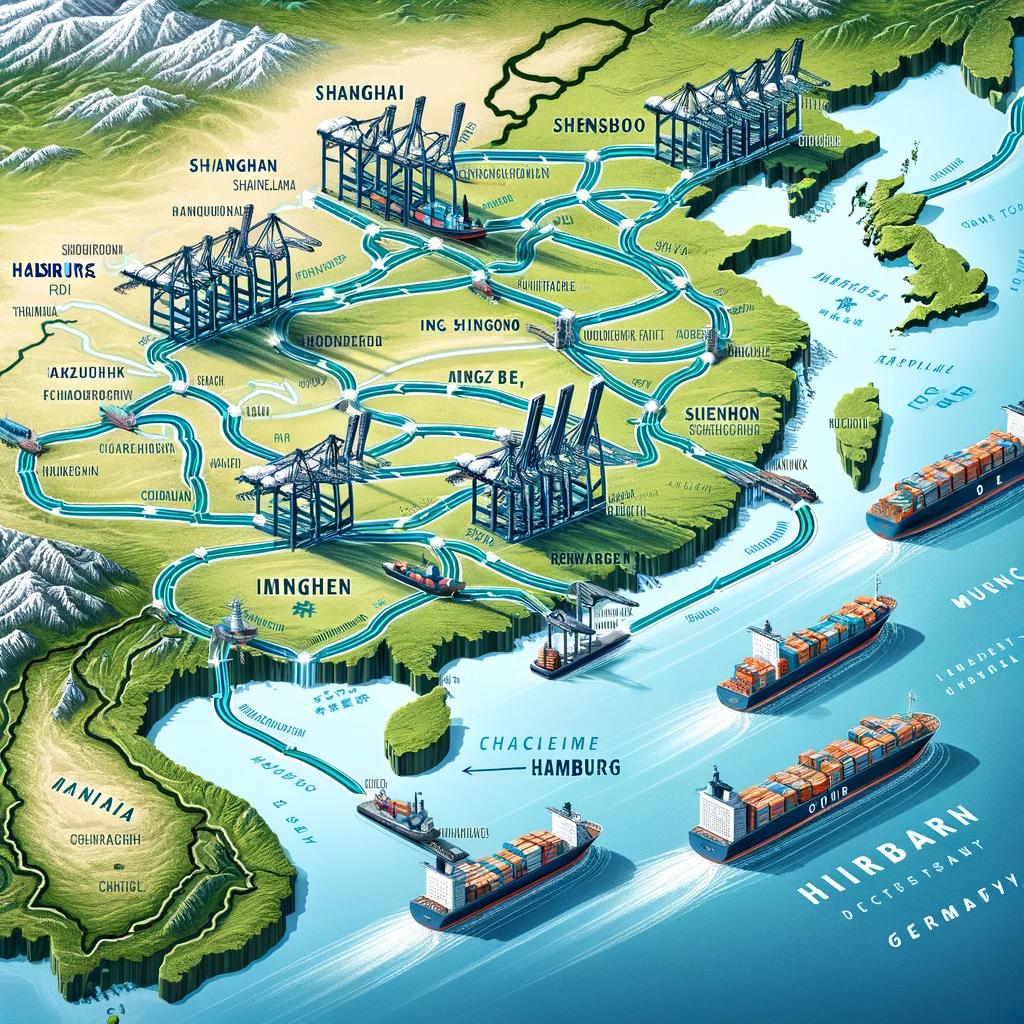 China_to_Germany_Sea_Freight_Routes