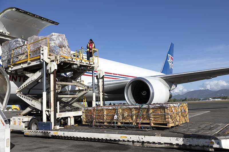 fast air freight from China to France