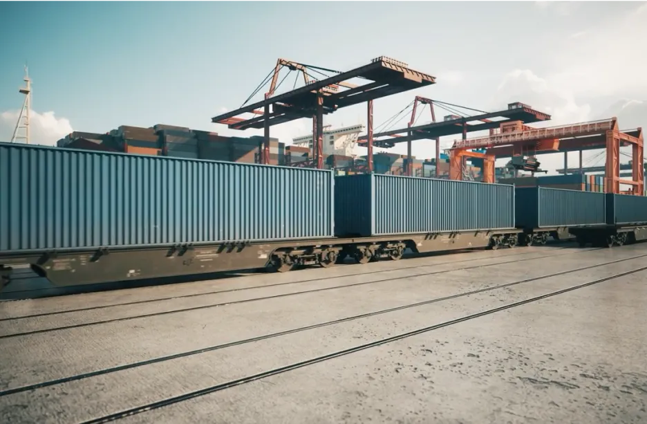 trusted rail freight from China to France