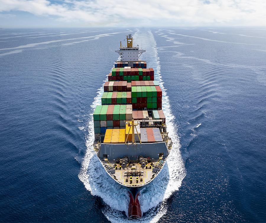 reefer FCL best route for machinery from China to Chicago