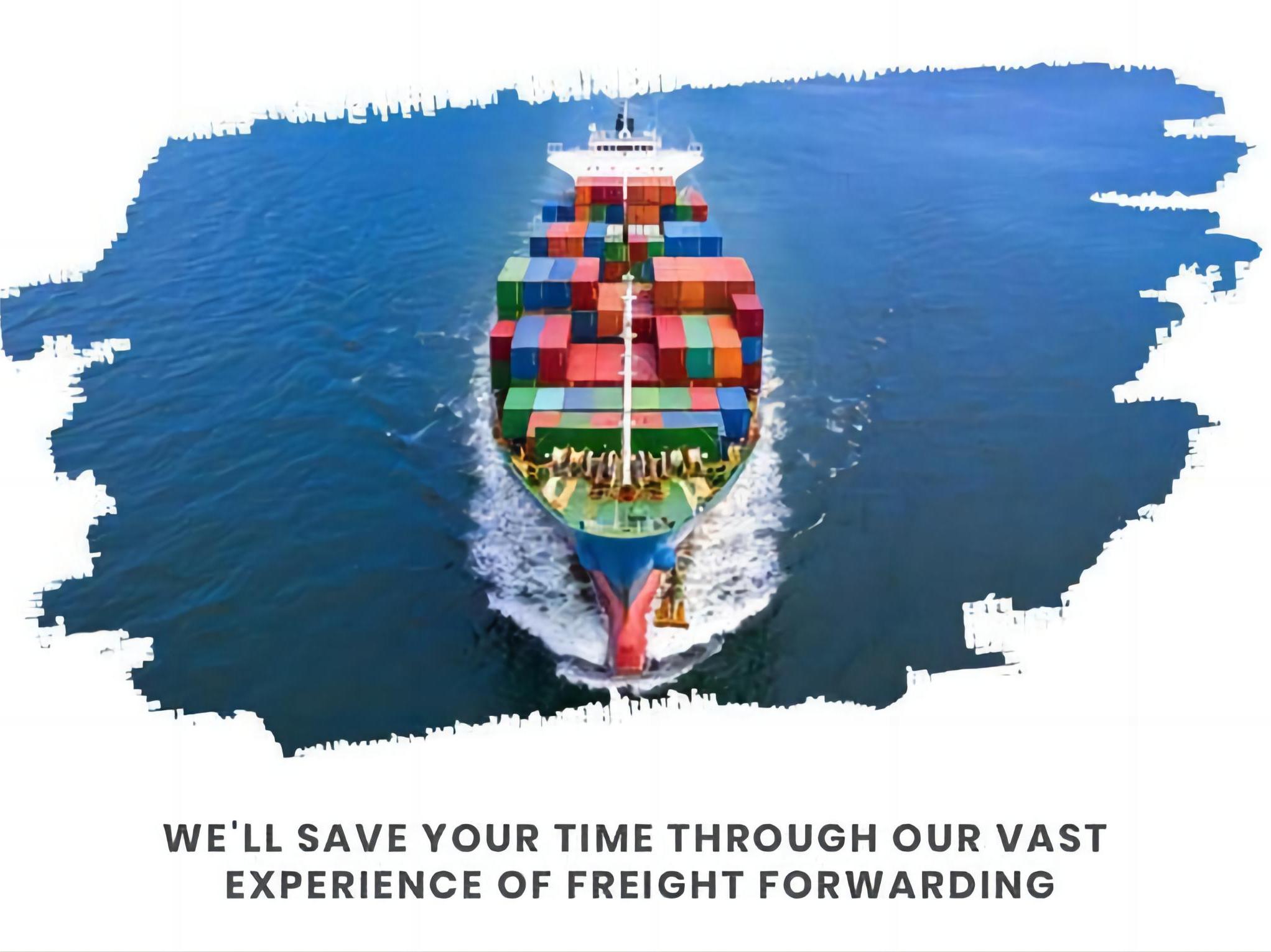 Cargo ship navigating through busy shipping lanes