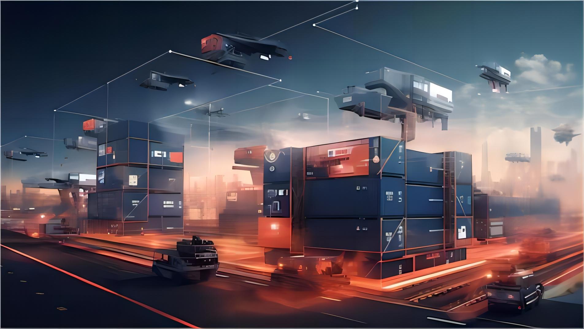 Chart showing fluctuating freight rates