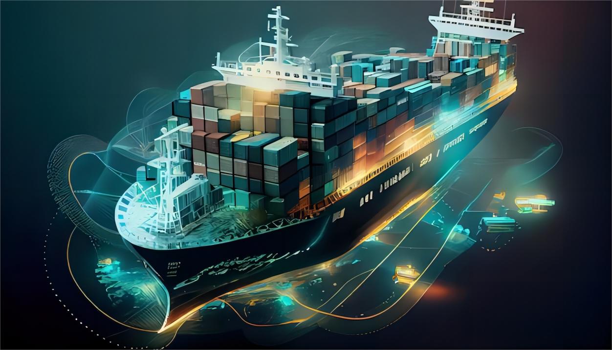 A professional logistics team coordinating international shipments on computers.