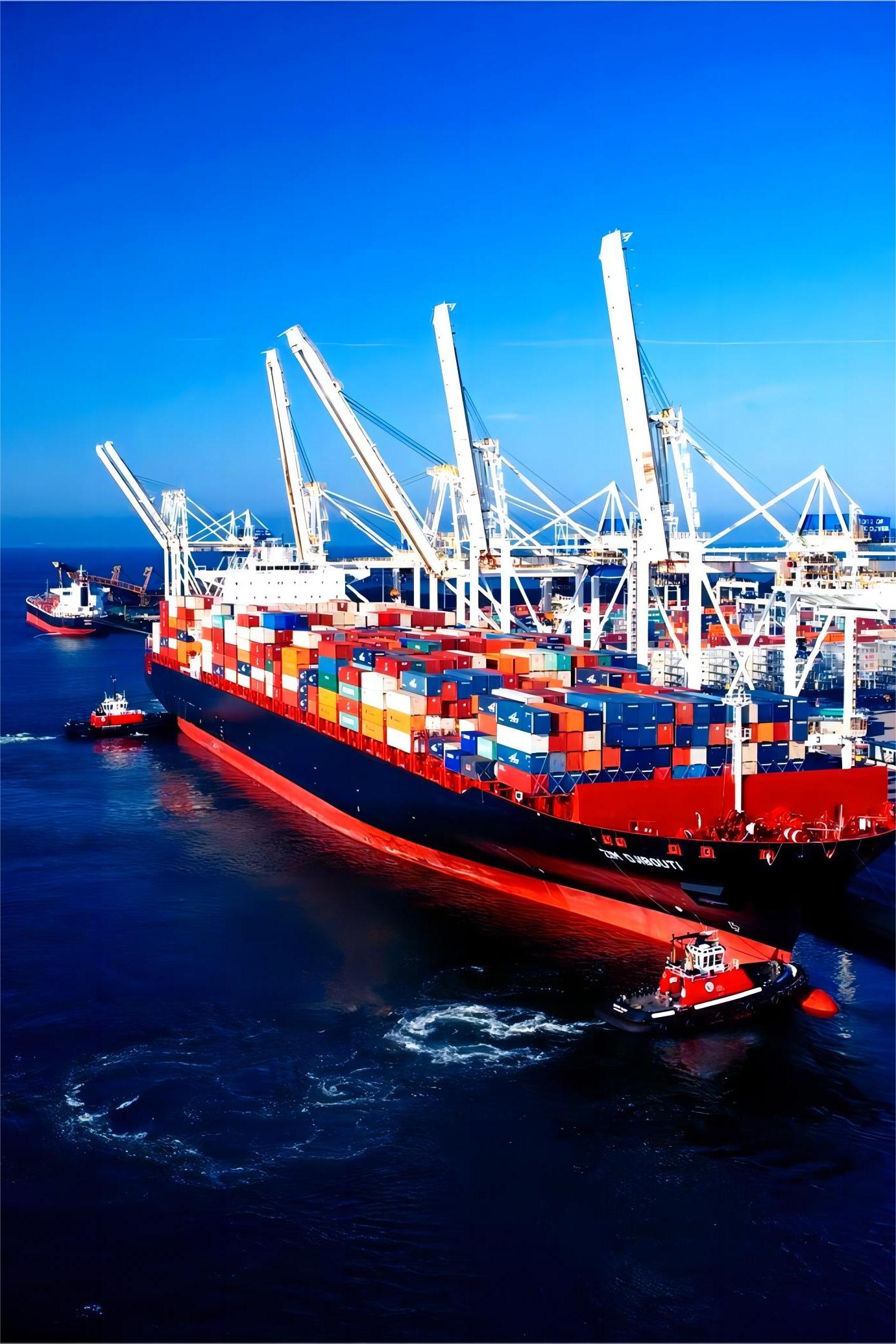 A diagram showing the supply chain from China to Illinois