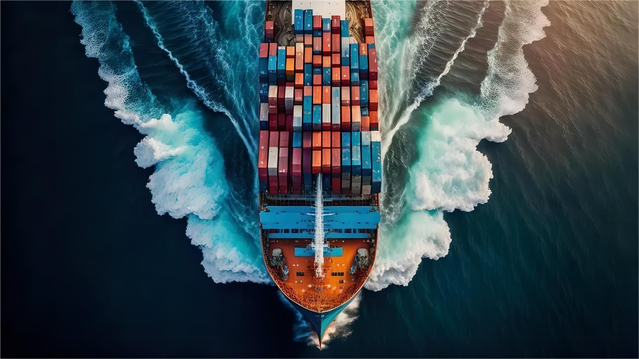 Logistics professional monitoring a reefer container's temperature settings