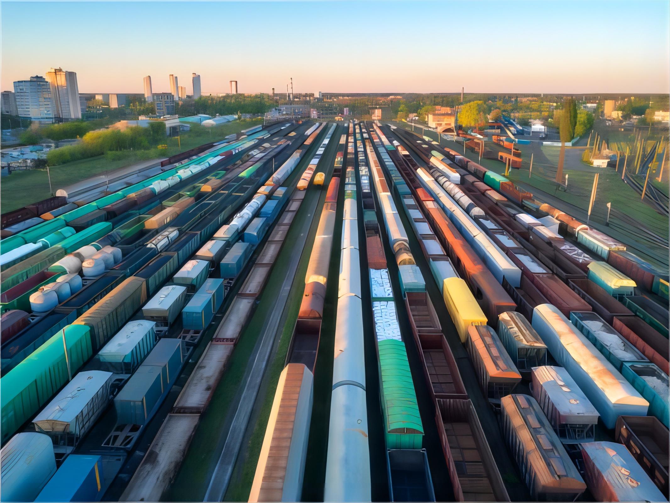 Illustration of a 20GP container loaded with furniture.