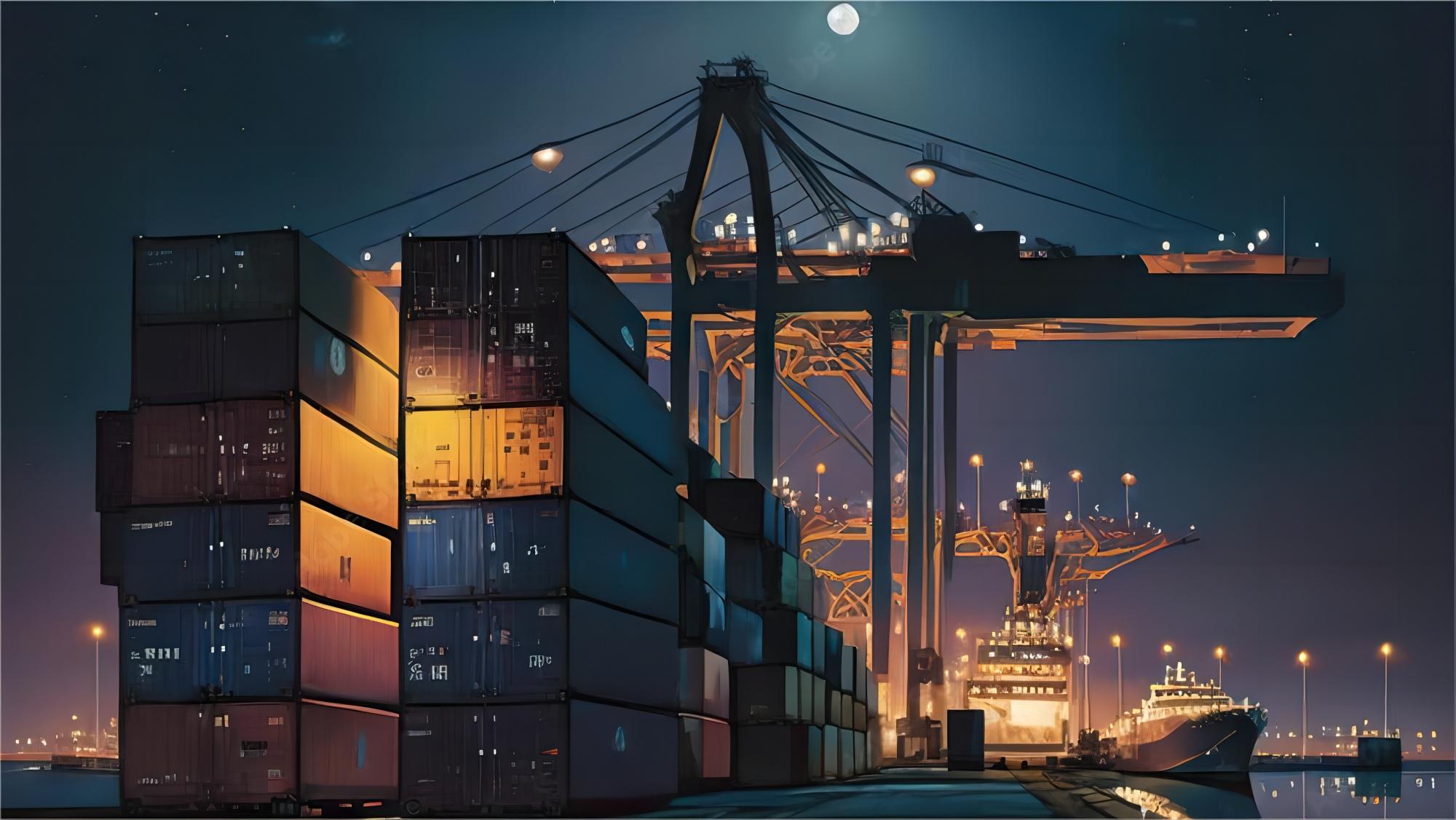 Close-up of export documents like Bill of Lading and Commercial Invoice
