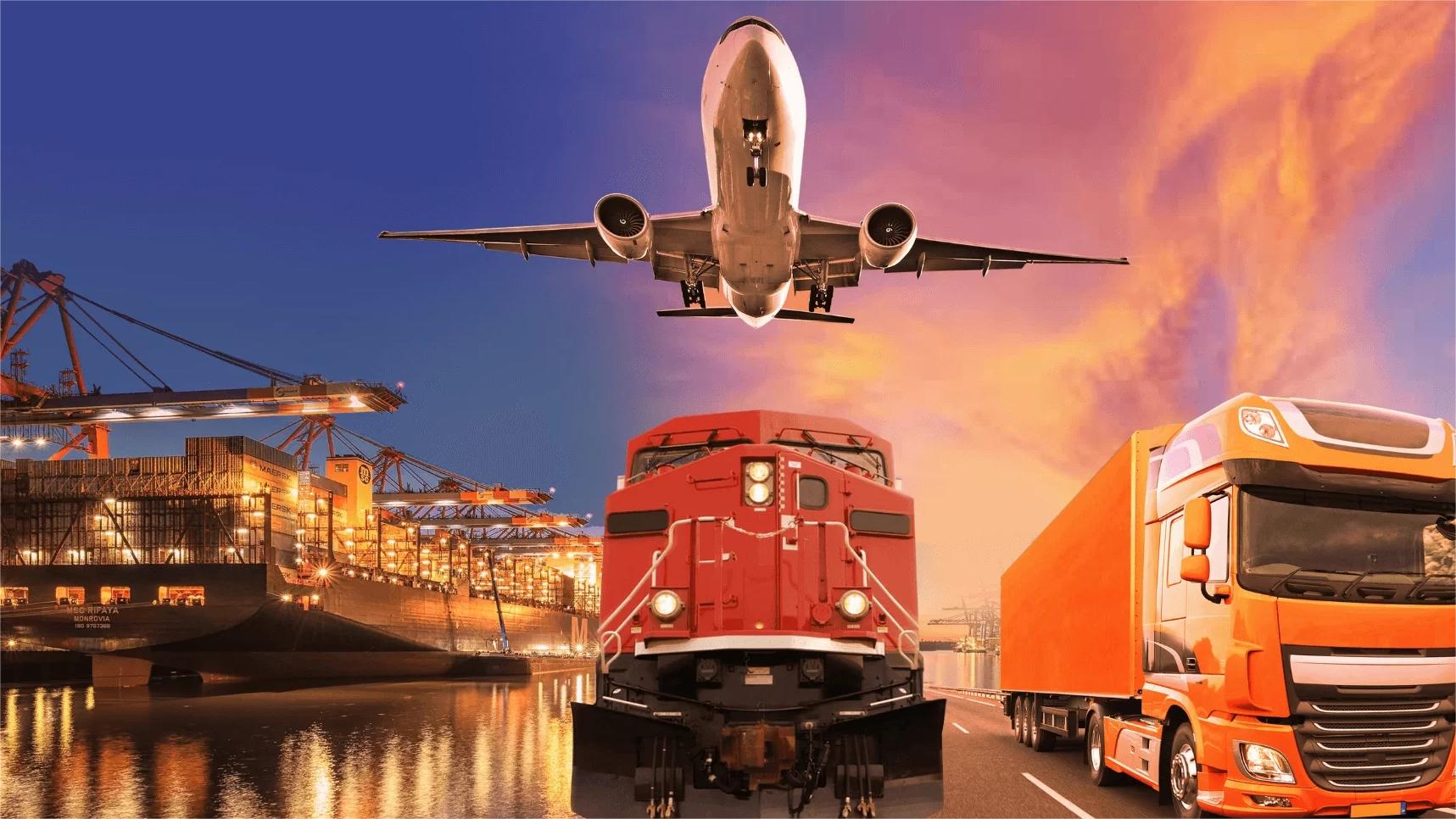 Flat rack container loaded with large electronics cargo