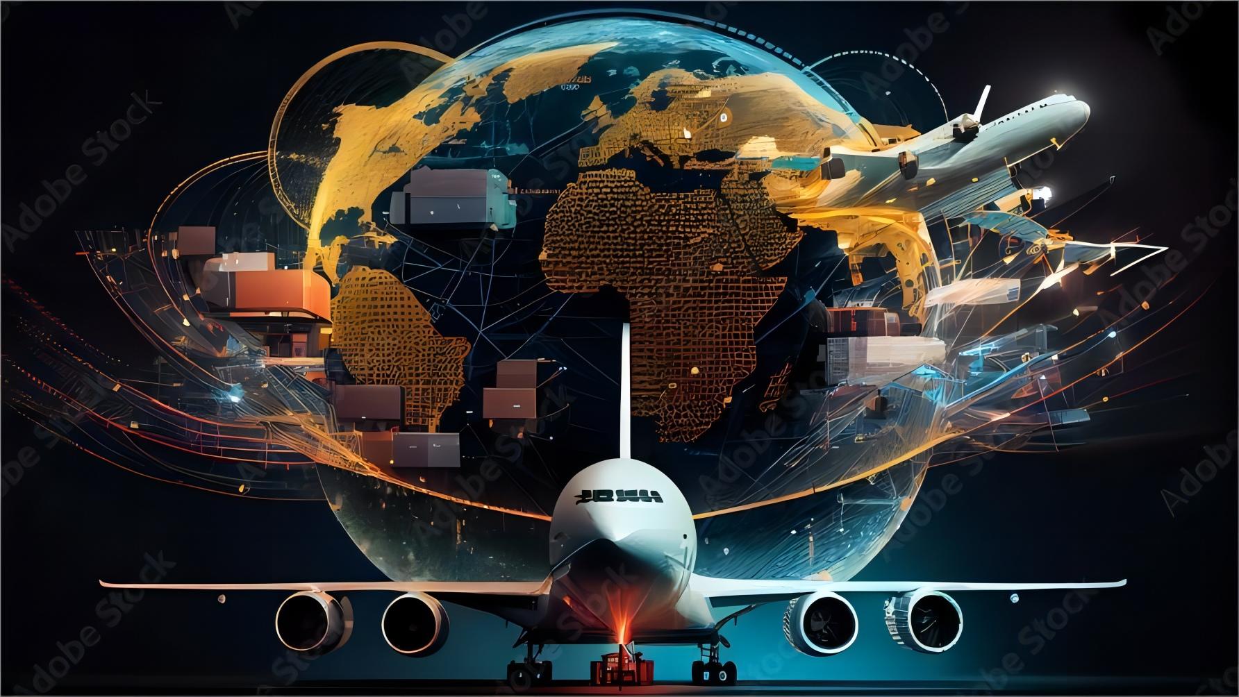 Infographic comparing different international shipping methods