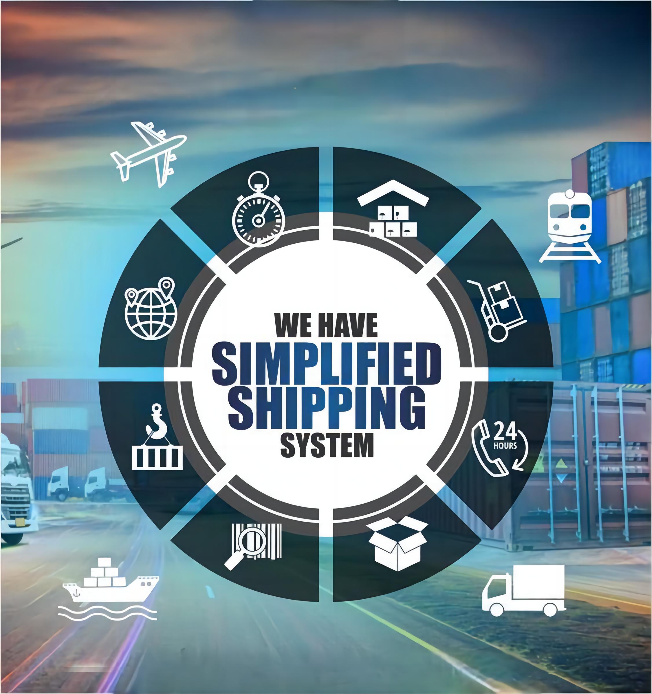 Diagram showing different types of shipping containers