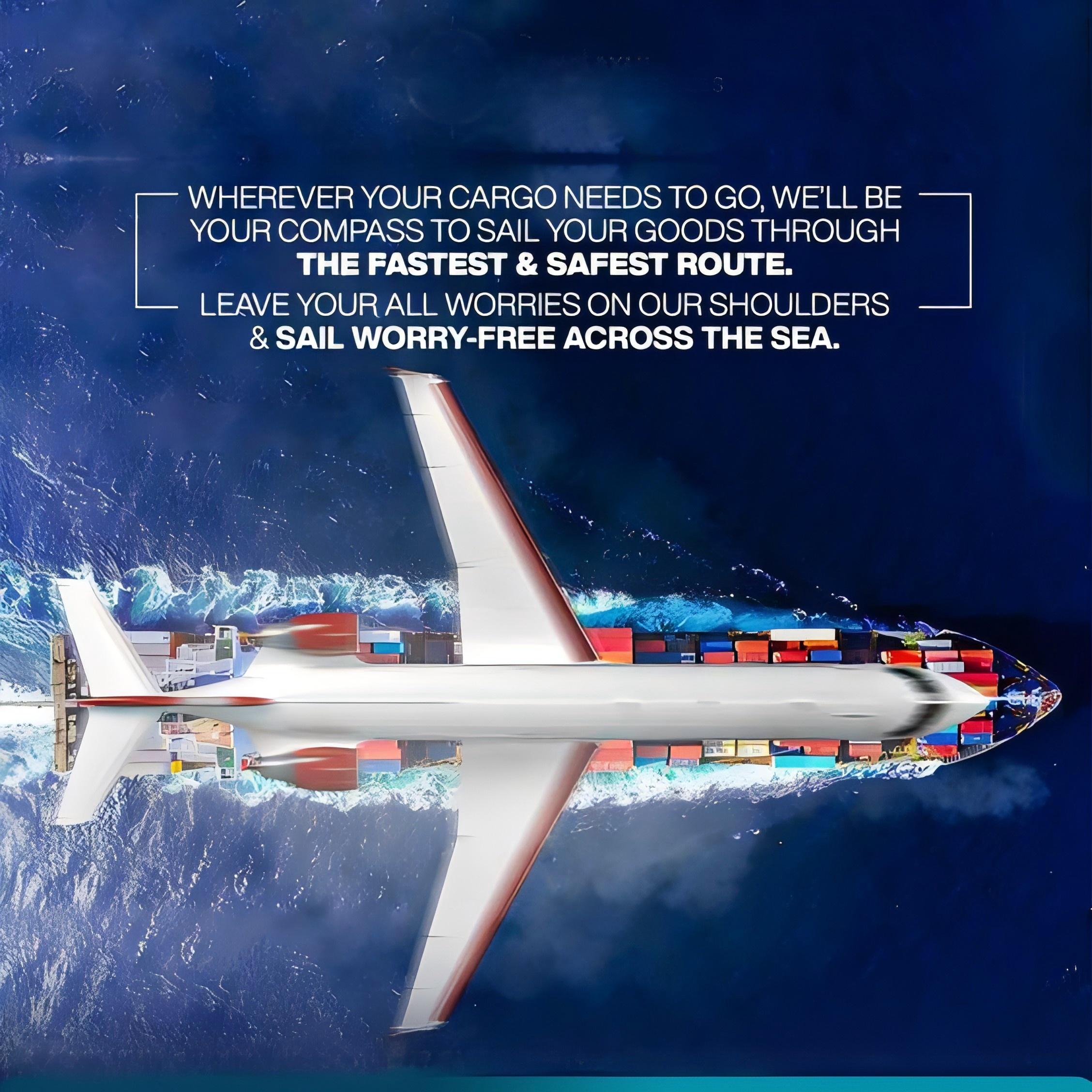 Large machinery being secured on a flat rack container