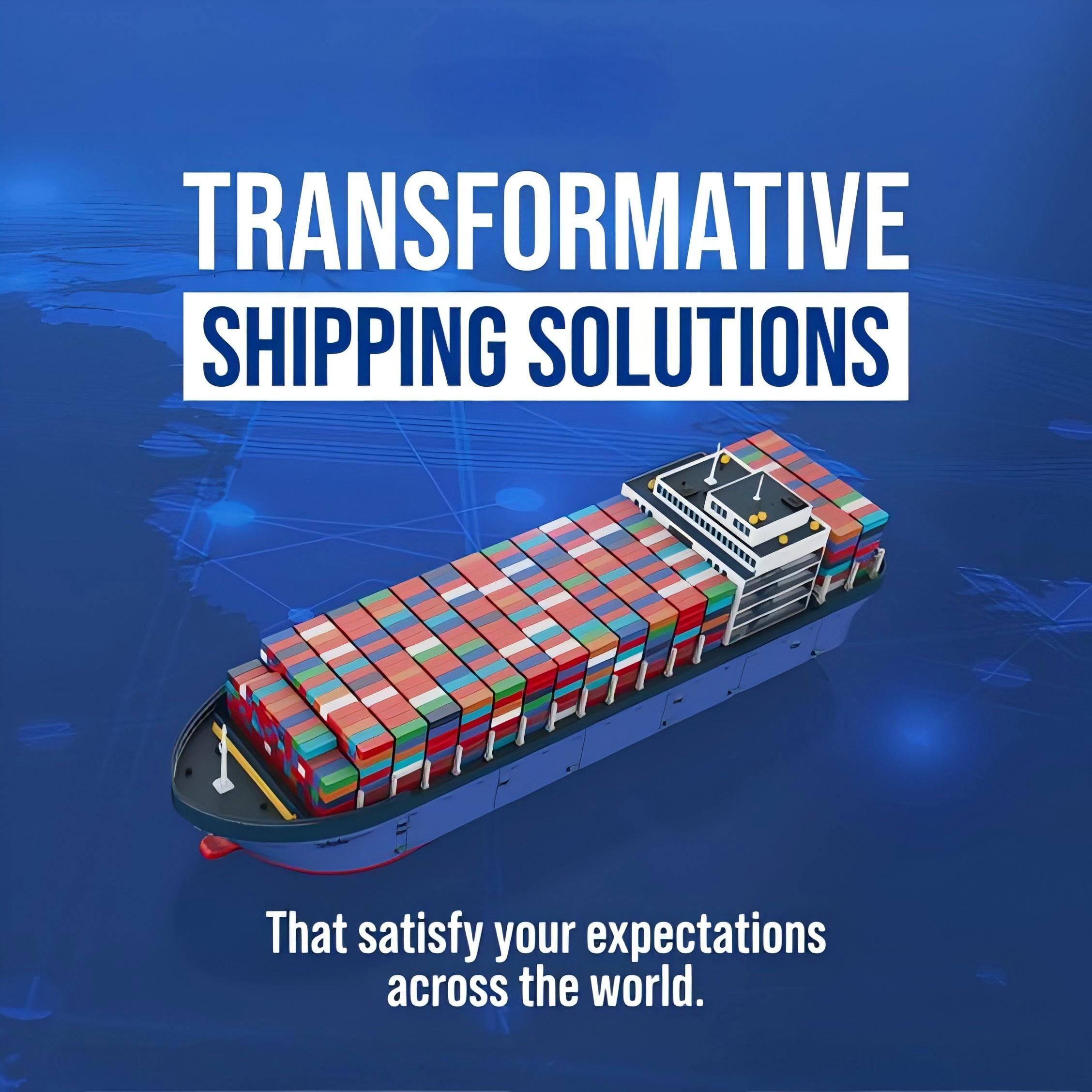 Infographic comparing different shipping methods for international freight