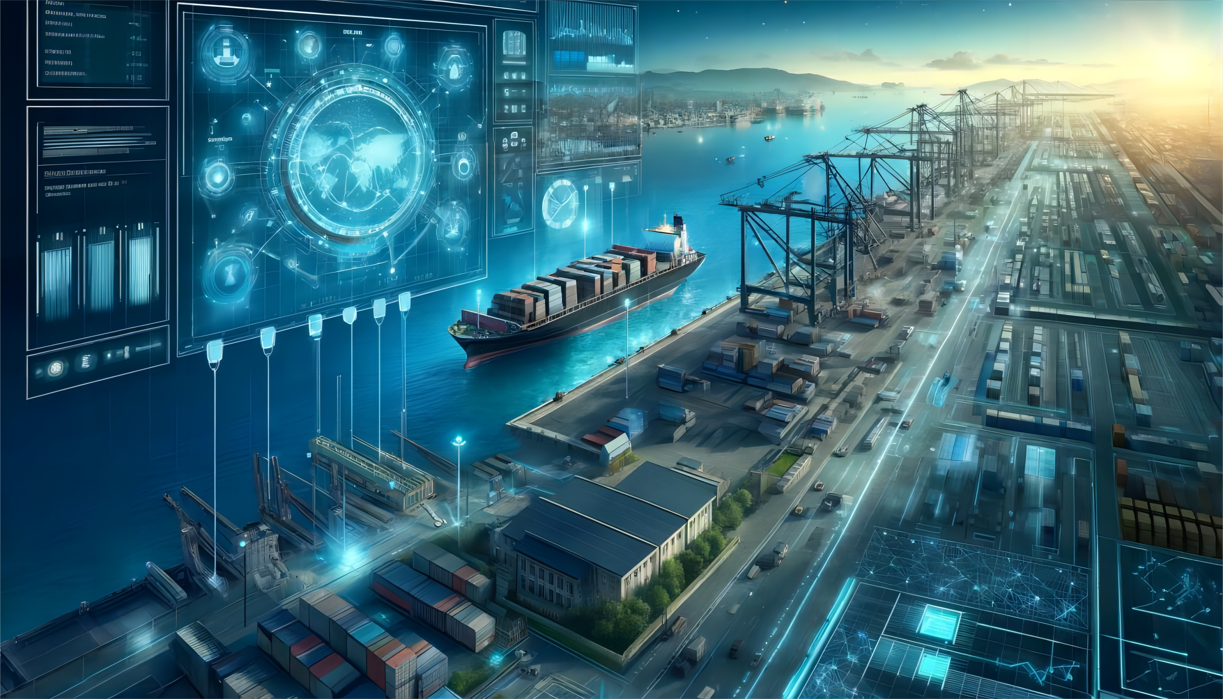 Flat Rack container with medical equipment secured for sea transit