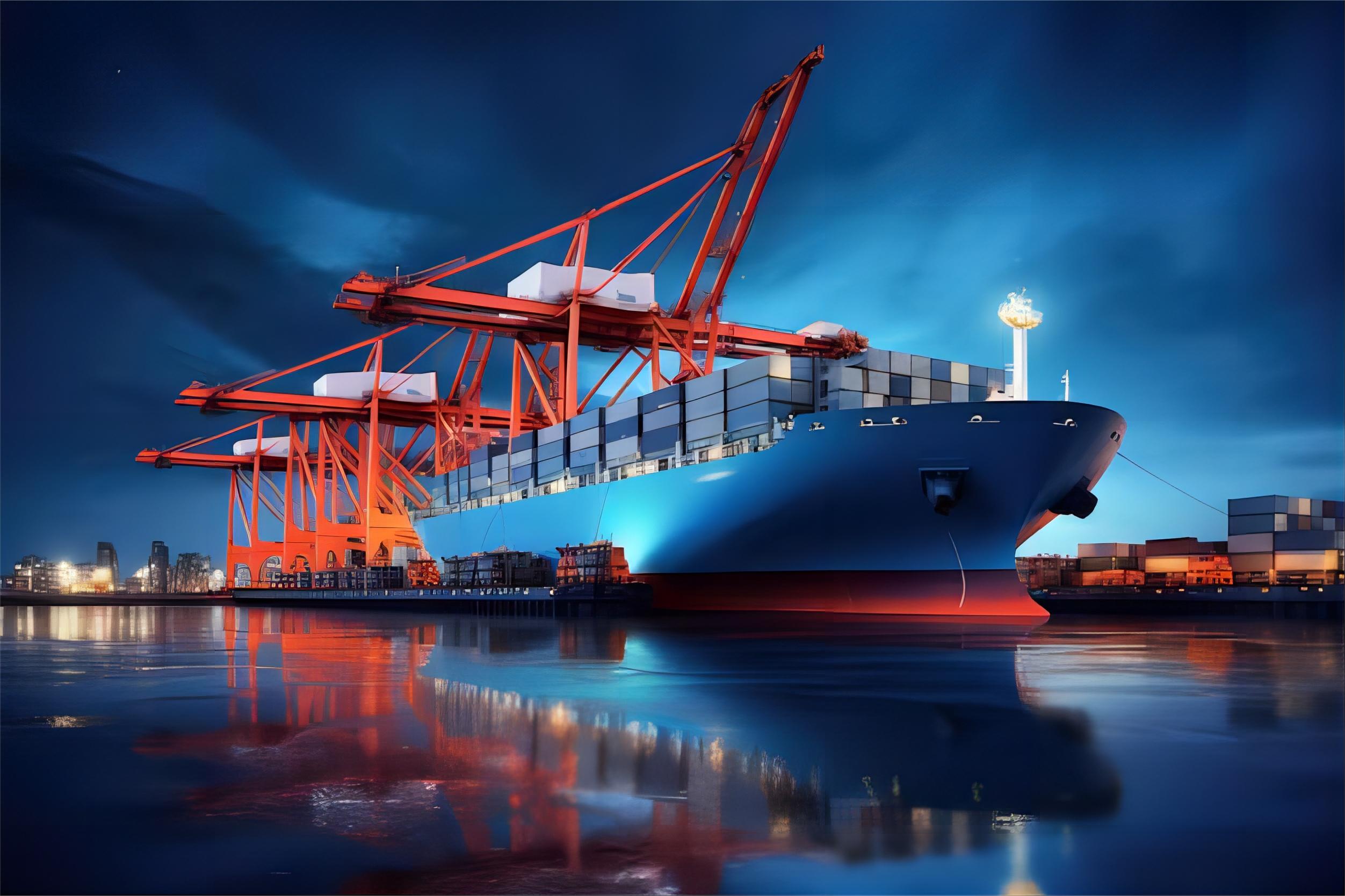 Illustration of a full container load (FCL) vs. less than container load (LCL)