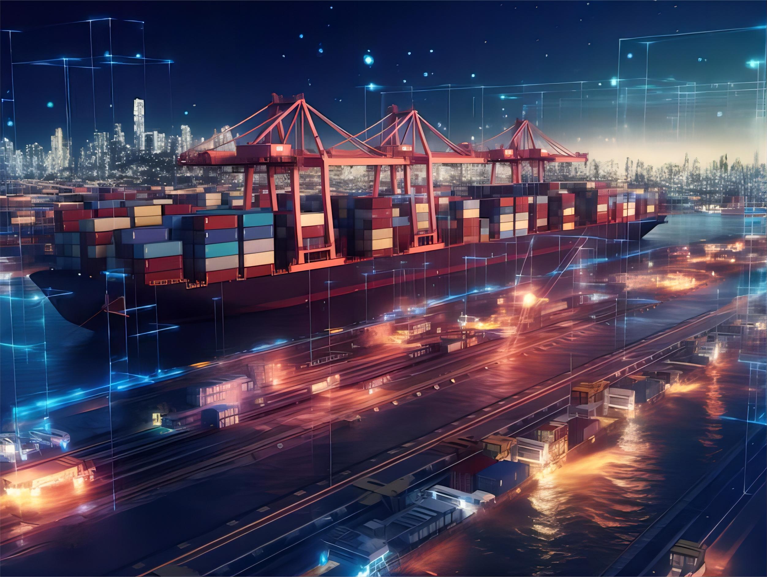 Infographic comparing different shipping methods like sea, air, and rail