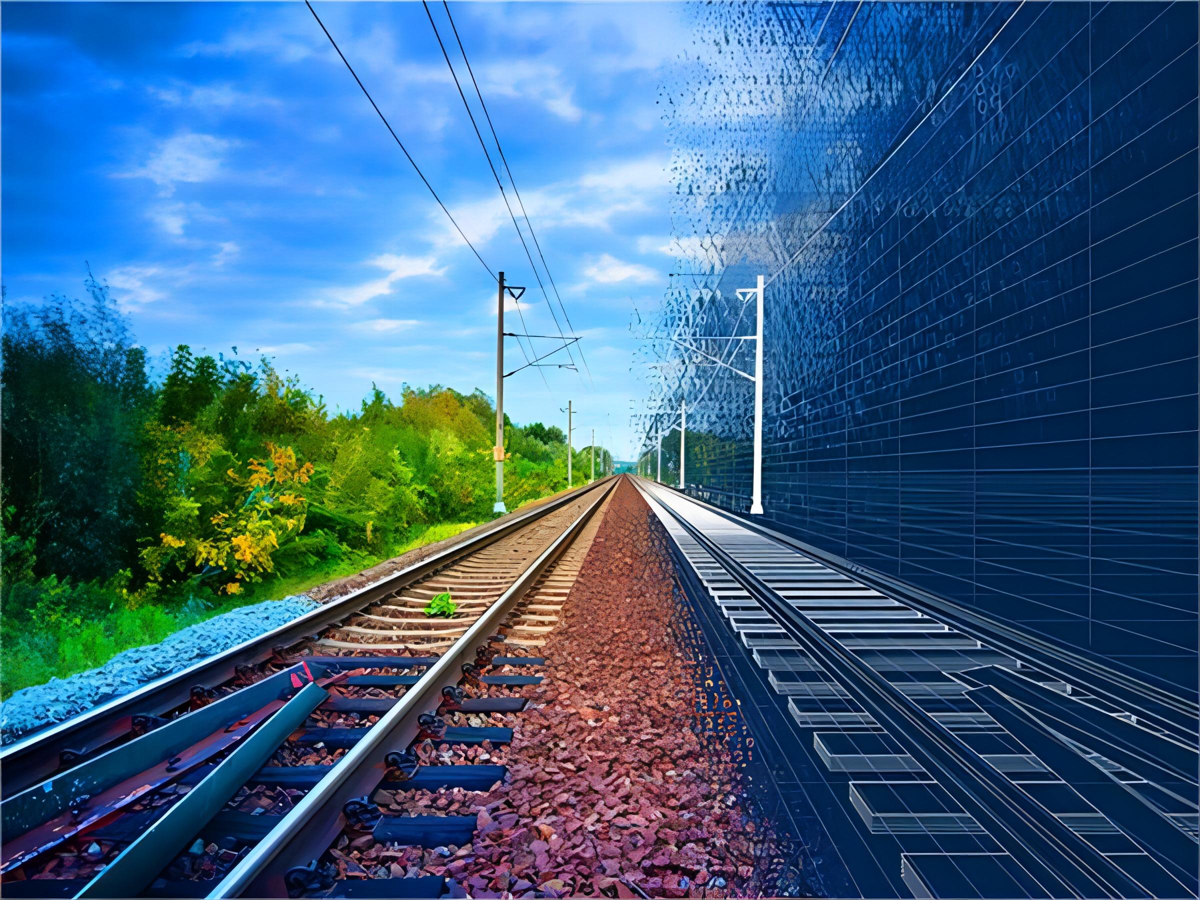 Infographic comparing sea, air, and rail freight options