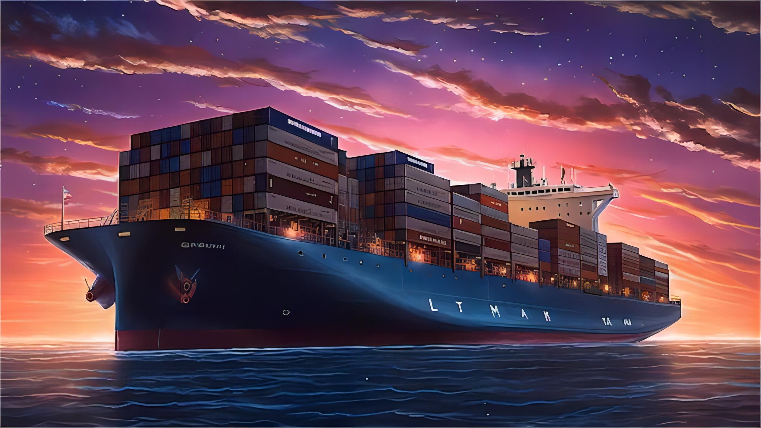 Freight forwarder discussing shipping options with a client