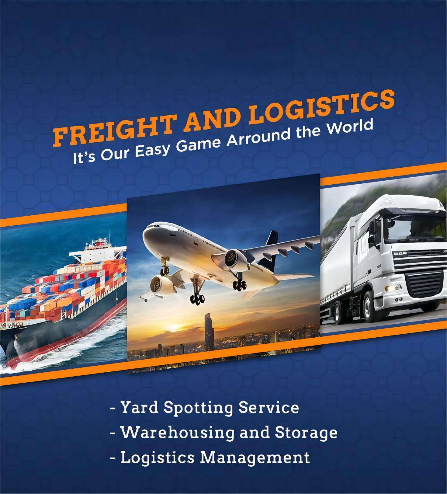 Container ship loaded with 40HQ containers at a busy port