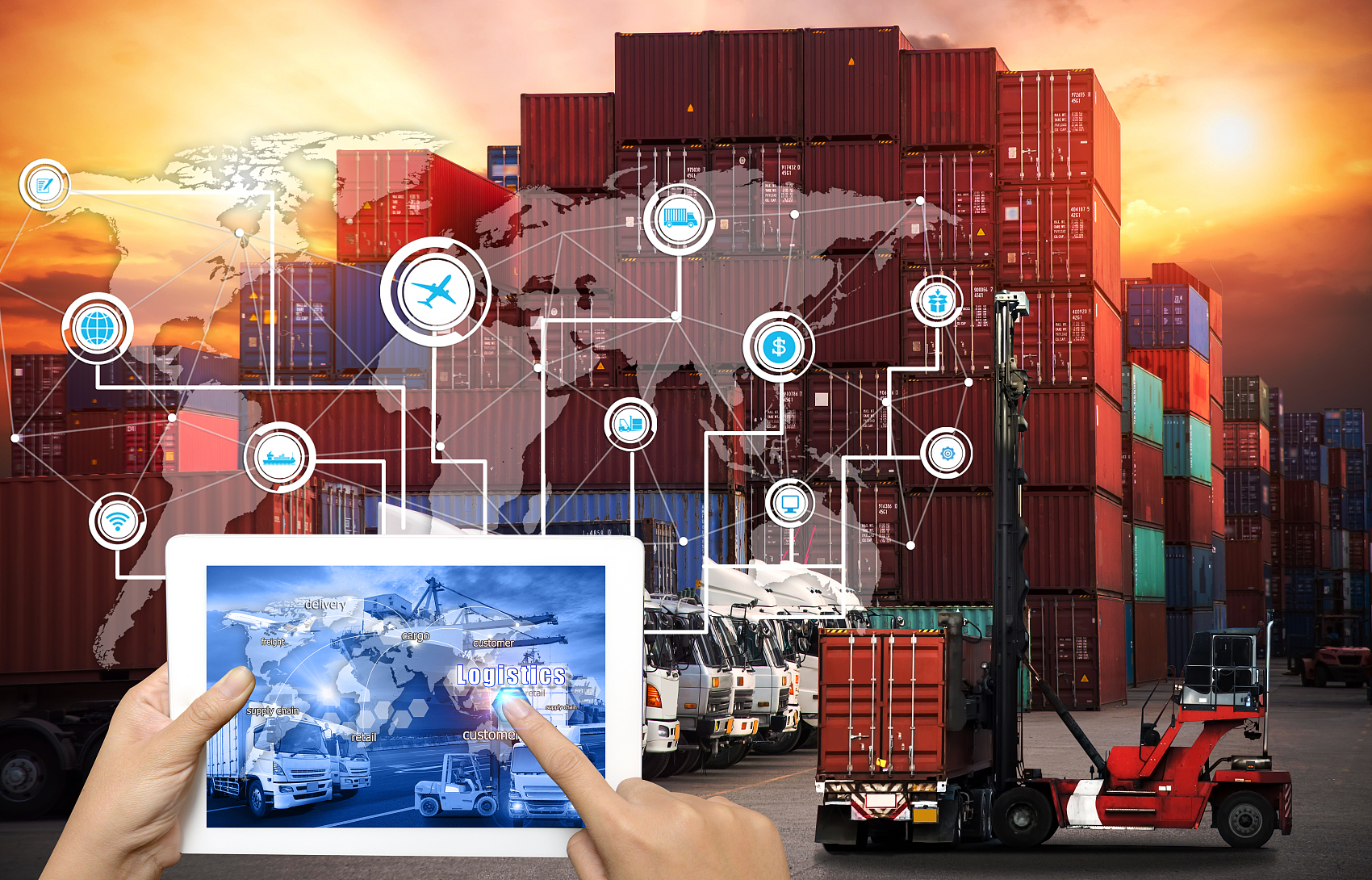Diagram showing an open top container with removable tarpaulin