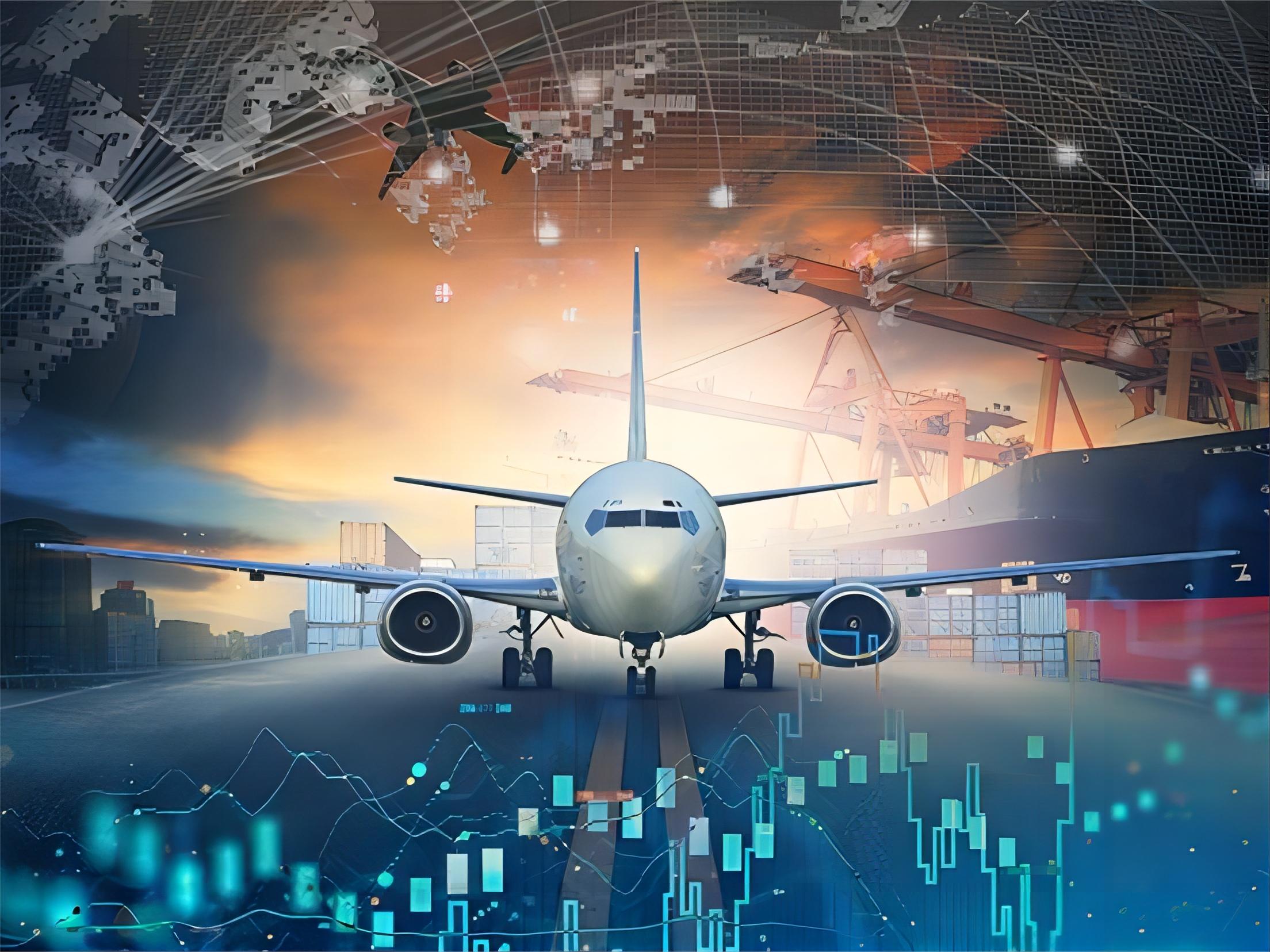 Freight forwarder discussing logistics with a client