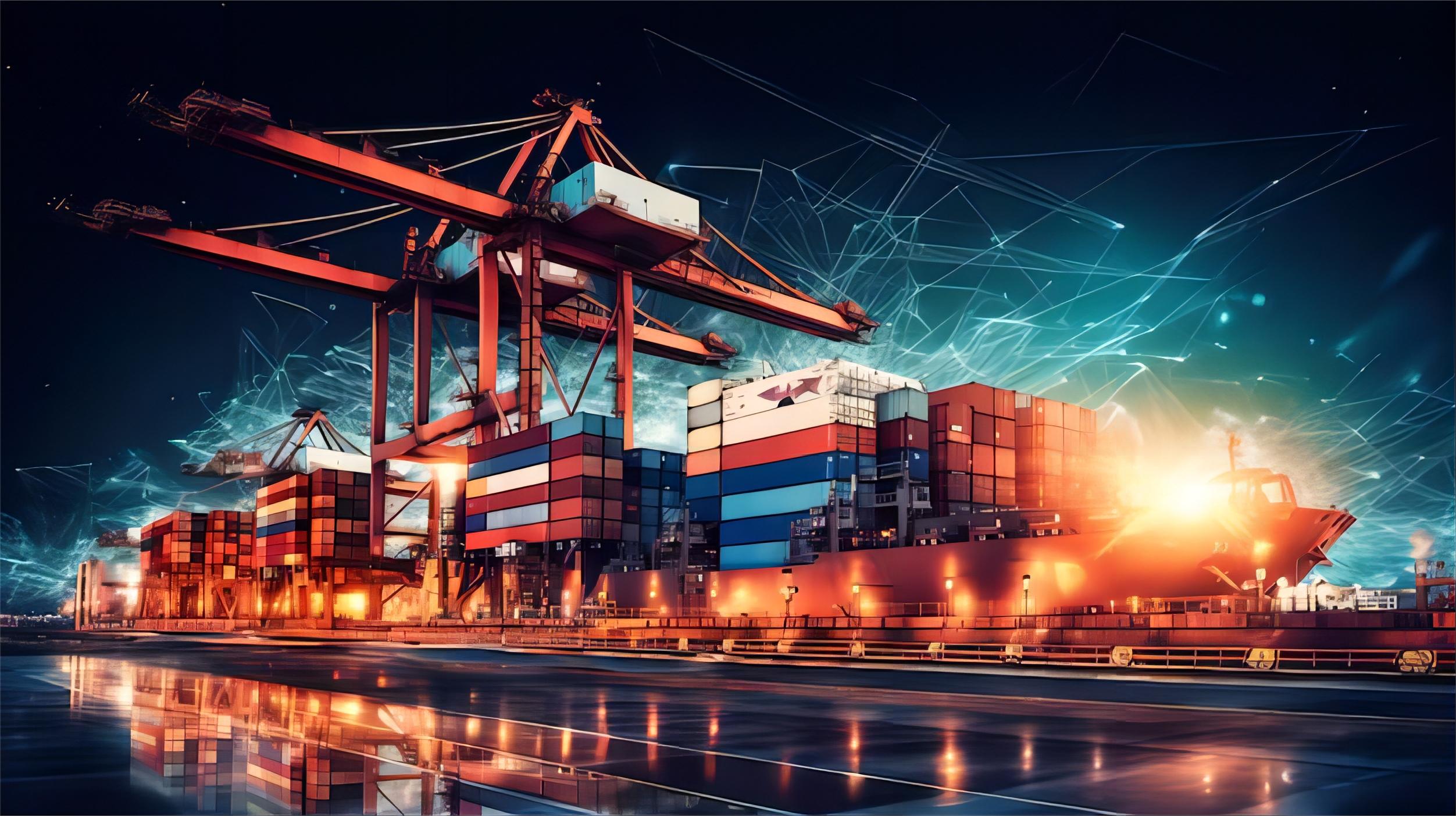 Logistics professional coordinating a bulk shipment