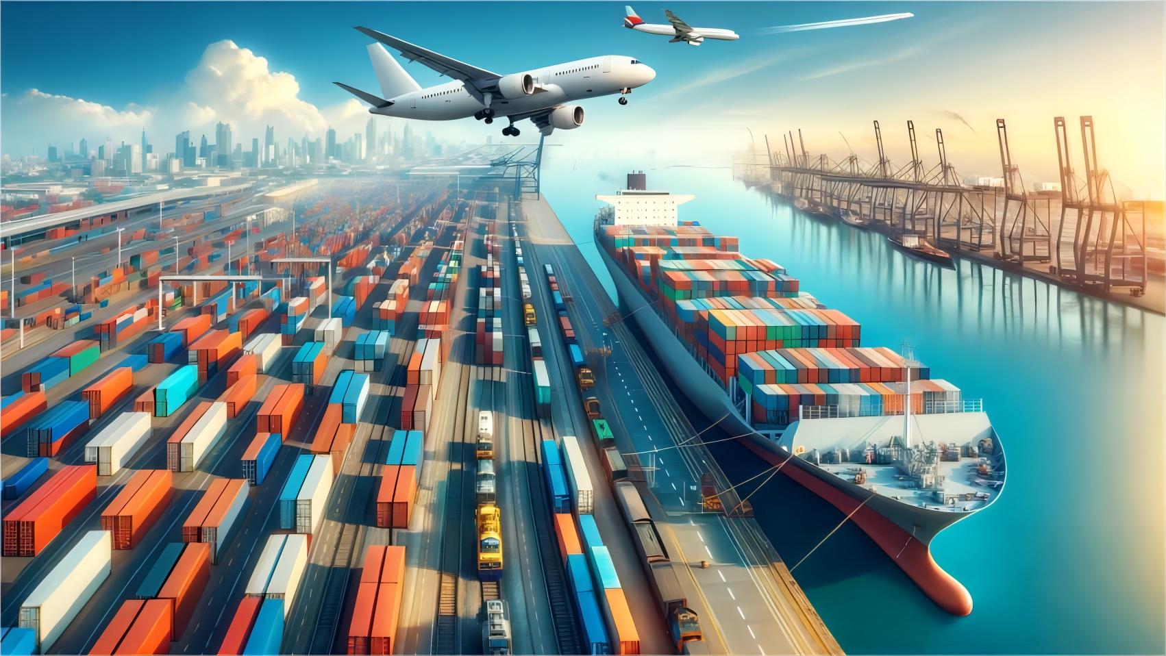 Commercial vessel transporting bulk containers from China to Singapore