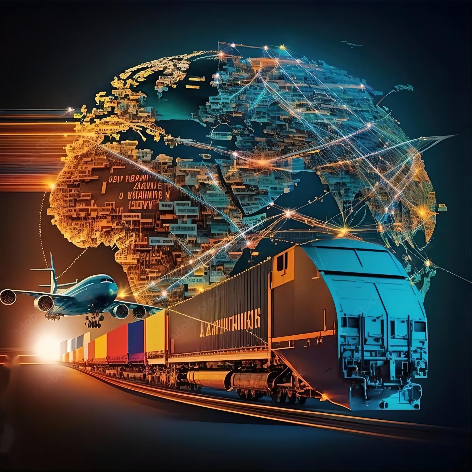 Logistics tracking dashboard showing a shipment from China to France
