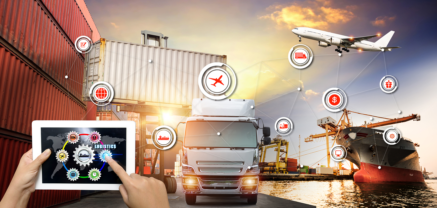 Comparison chart of shipping speeds for different freight methods